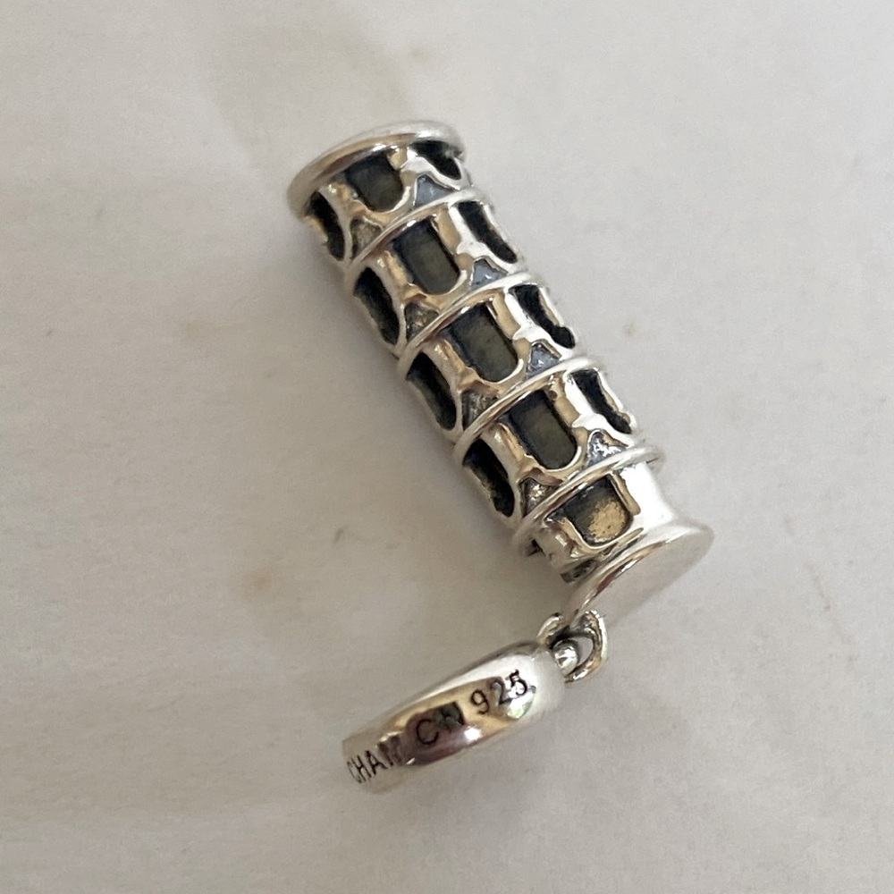 Chamilia Leaning Tower of Pisa charm - Picture 2 of 7